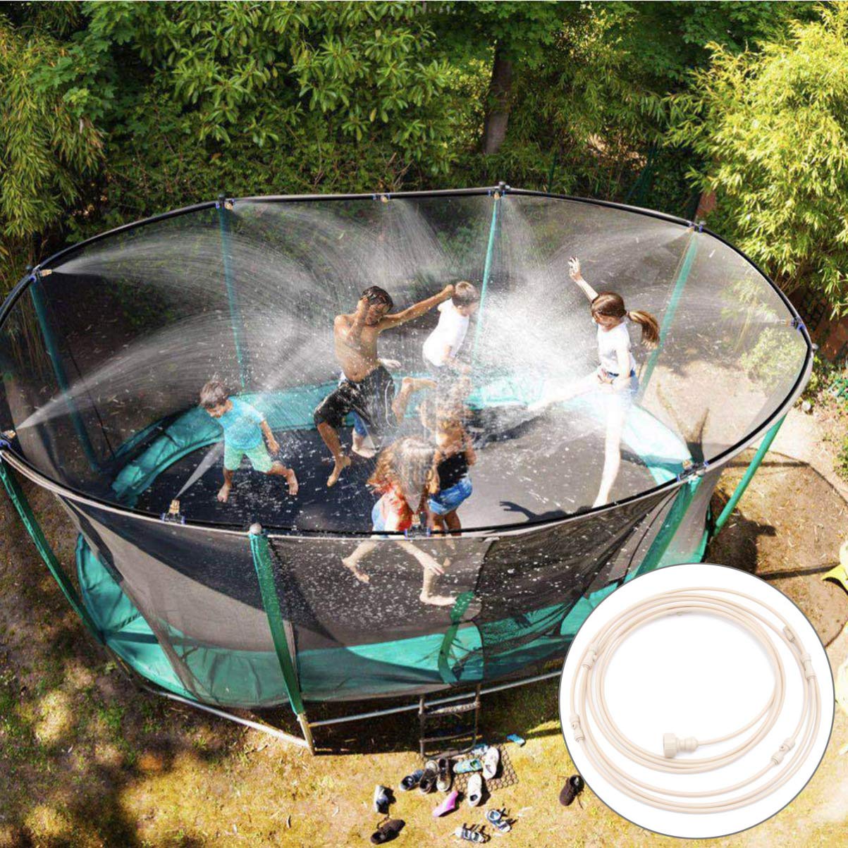 Sprühbewässerungssystem – Flexibler Wasserschlauch mit Düsen