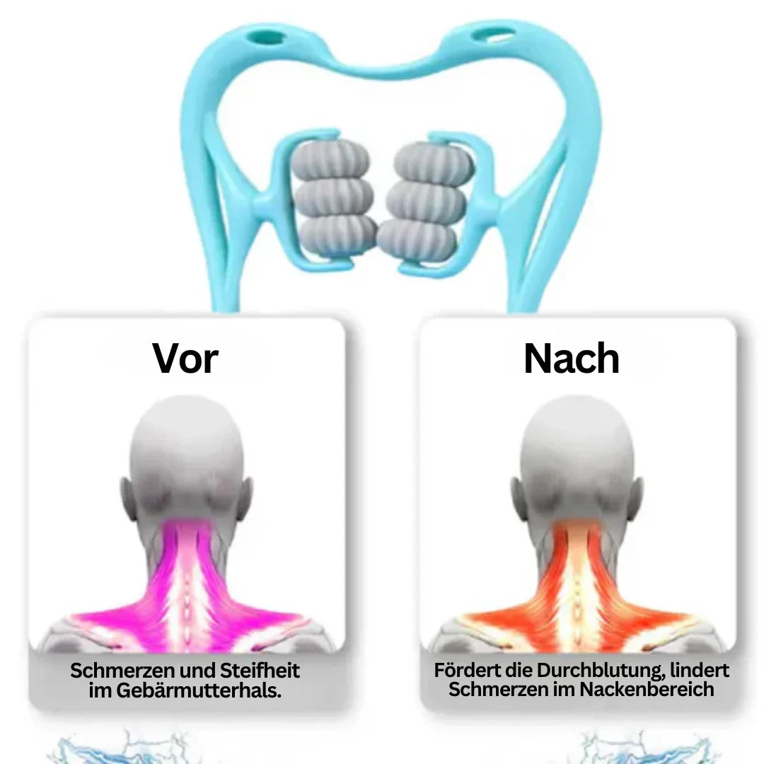 6-Rad Nacken- und Schultermassager - Entspannung