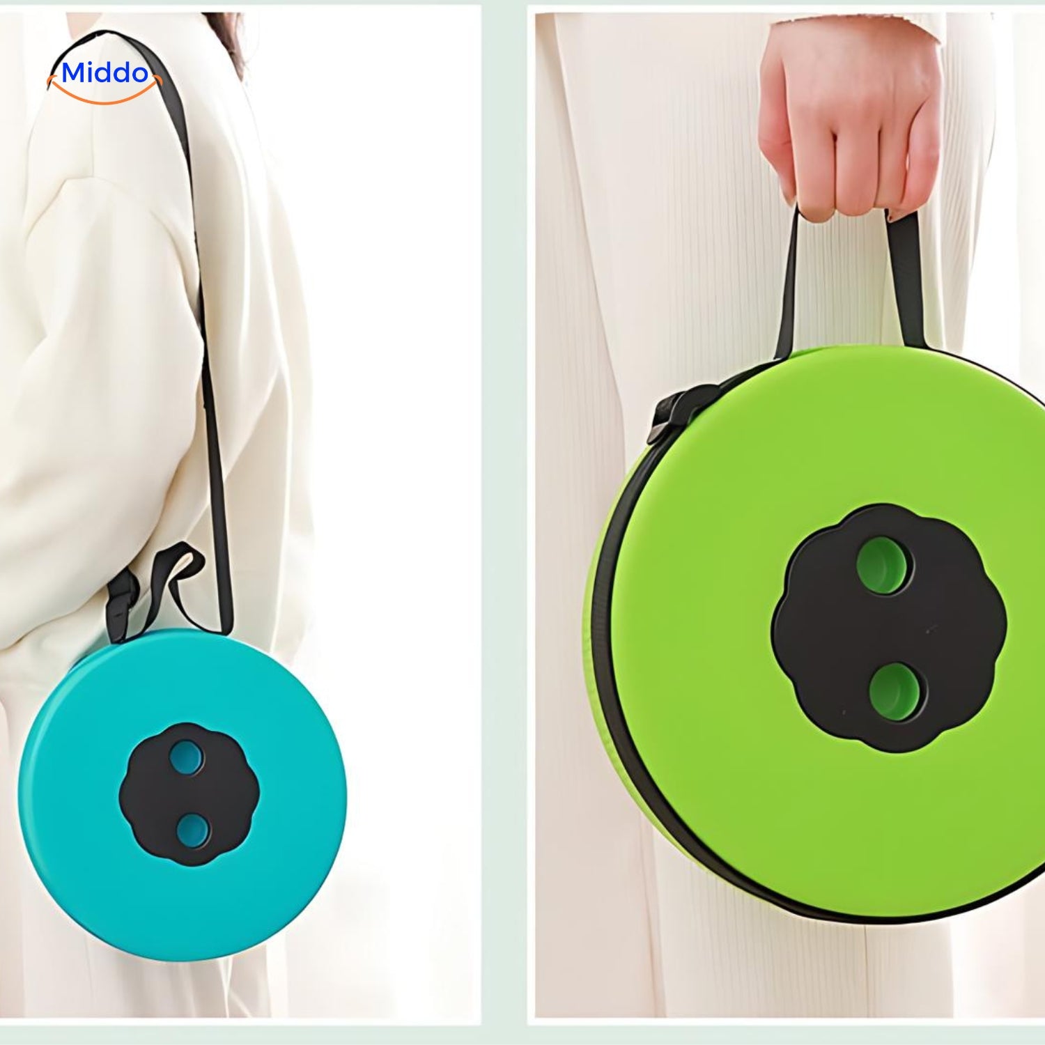 Zelara Verstellbarer Teleskop-Hocker mit rutschfester Oberfläche