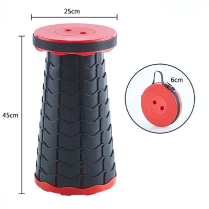 Zelara Verstellbarer Teleskop-Hocker mit rutschfester Oberfläche