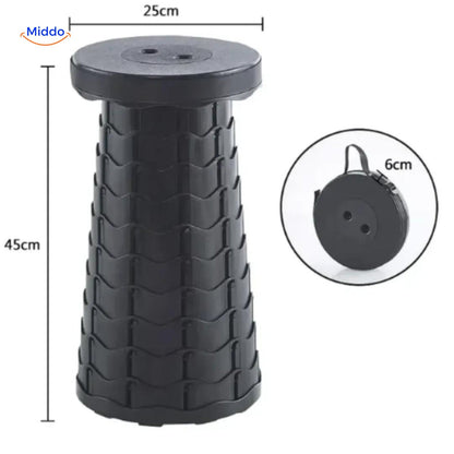 Zelara Verstellbarer Teleskop-Hocker mit rutschfester Oberfläche