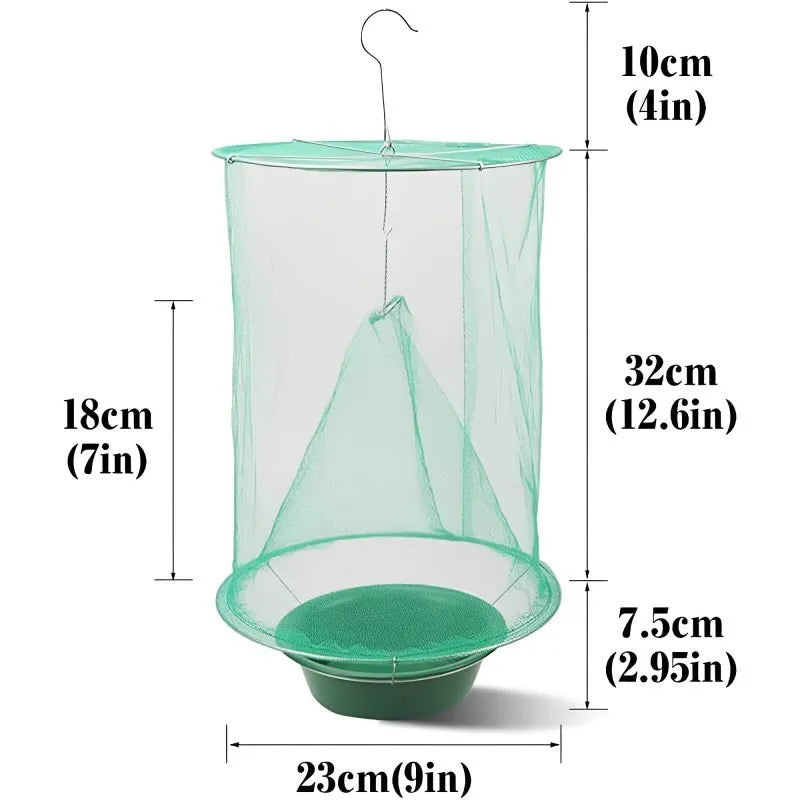 Wiederverwendbare Fliegenfalle für den Außenbereich – Umweltfreundlich, geruchslos &amp; chemiefrei