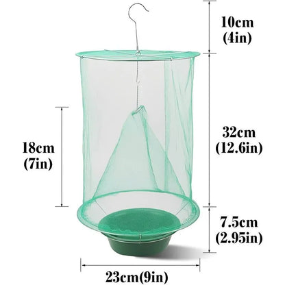 Wiederverwendbare Fliegenfalle für den Außenbereich – Umweltfreundlich, geruchslos &amp; chemiefrei