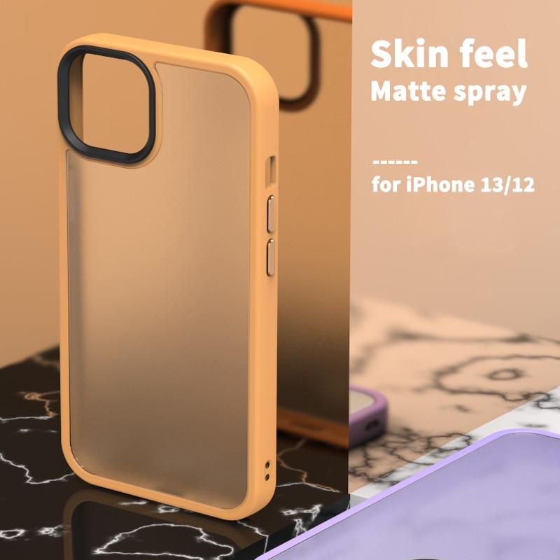 Dünne, matte Handyhülle