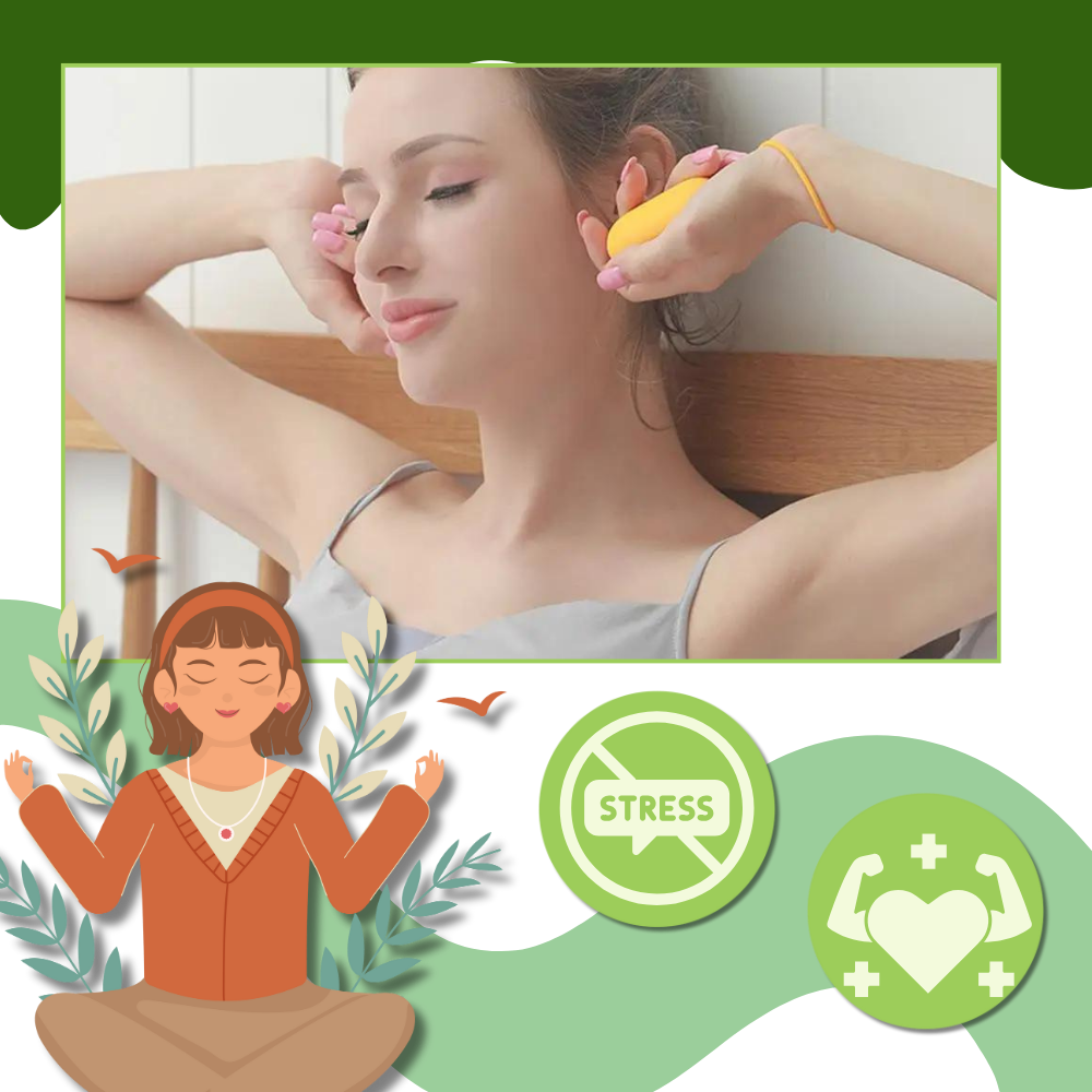 Tragbares Akupressur-Gerät zur Stressreduktion und Schlafverbesserung, mit Mikro-Stromimpulsen