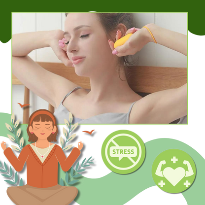 Tragbares Akupressur-Gerät zur Stressreduktion und Schlafverbesserung, mit Mikro-Stromimpulsen