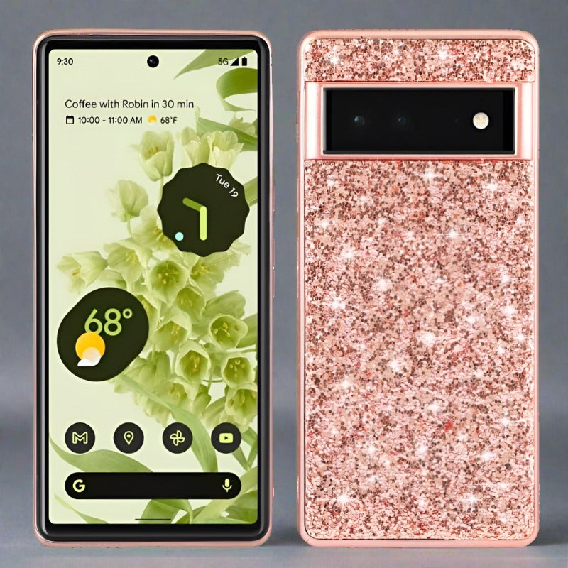 Google Pixel 7/6 Hülle | Stoßfeste Glitzerhülle