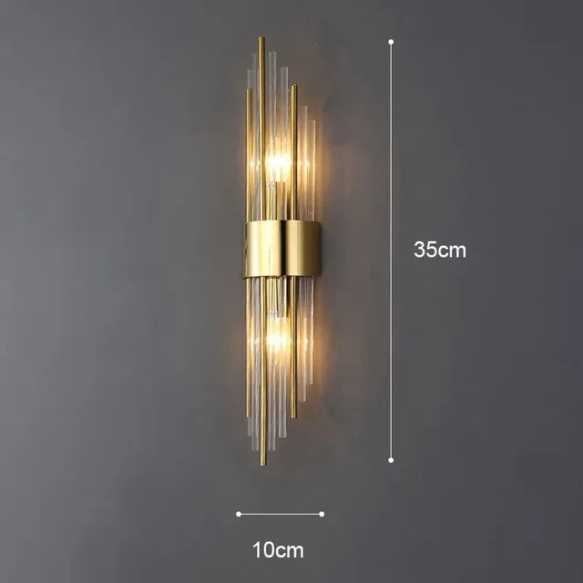 Luxuriöse LED Wandleuchte - Elegantes Design