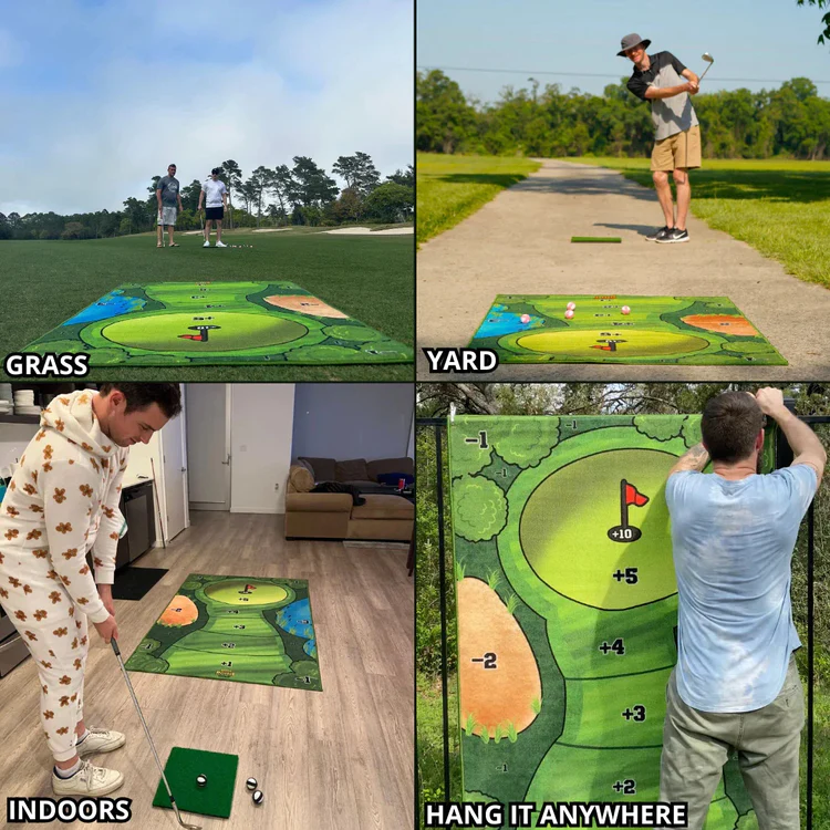 GolfTime™ Putting Green | Realistischer Kunstrasen | Indoor &amp; Outdoor