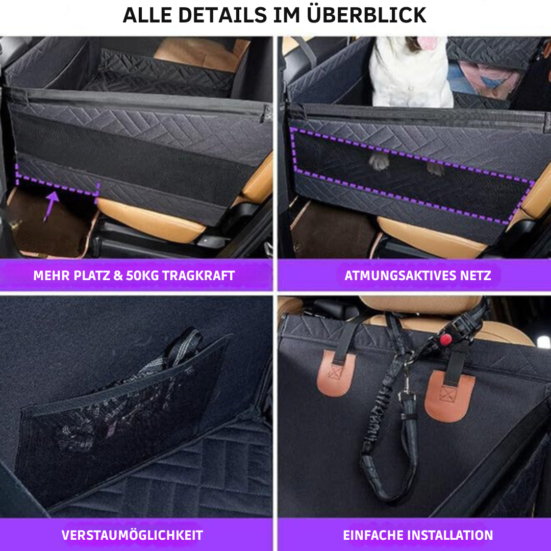 Hunde Autoschutzmatte - Memory-Schaum | Wasserfest -