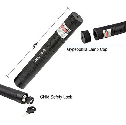 Hochleistungs-Laserpointer - Starker Grüner Laserstrahl
