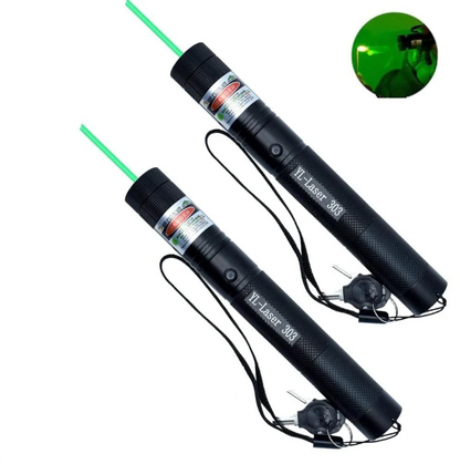 Hochleistungs-Laserpointer - Starker Grüner Laserstrahl