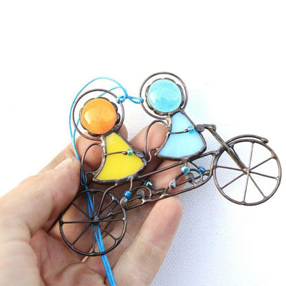 Sonnenfänger aus Glas - Fensterbehang | Handgefertigtes Buntglaskunstwerk