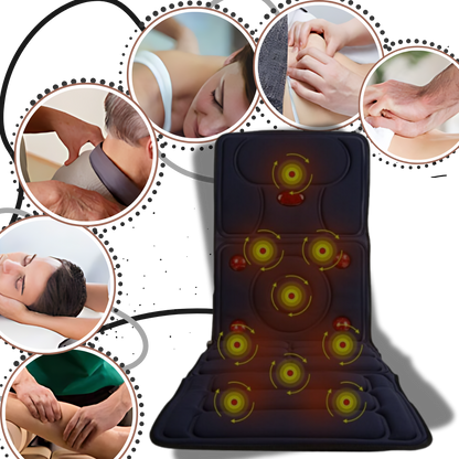 Tragbare Wärmetherapie Ganzkörper-Massage-Matte mit Vibration für Schmerzlinderung und Entspannung