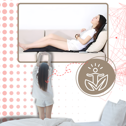 Tragbare Wärmetherapie Ganzkörper-Massage-Matte mit Vibration für Schmerzlinderung und Entspannung