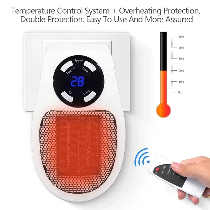 Mini tragbarer Heizlüfter mit LED-Display und intelligenter Temperaturregelung
