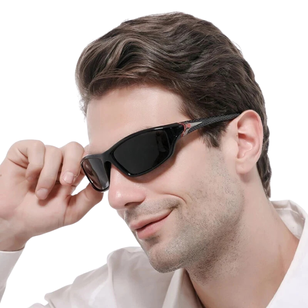 Sportbrille für Herren - Polarisierte Gläser | UV-Schutz