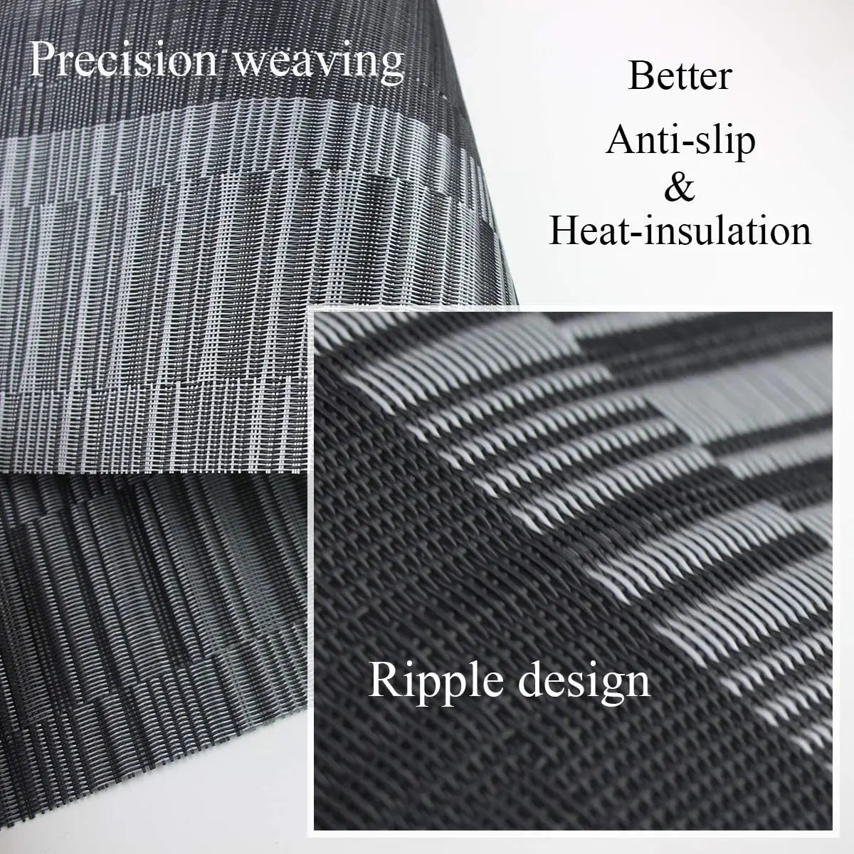 Hitzebeständige Tischsets - Waschbar und Rutschfest