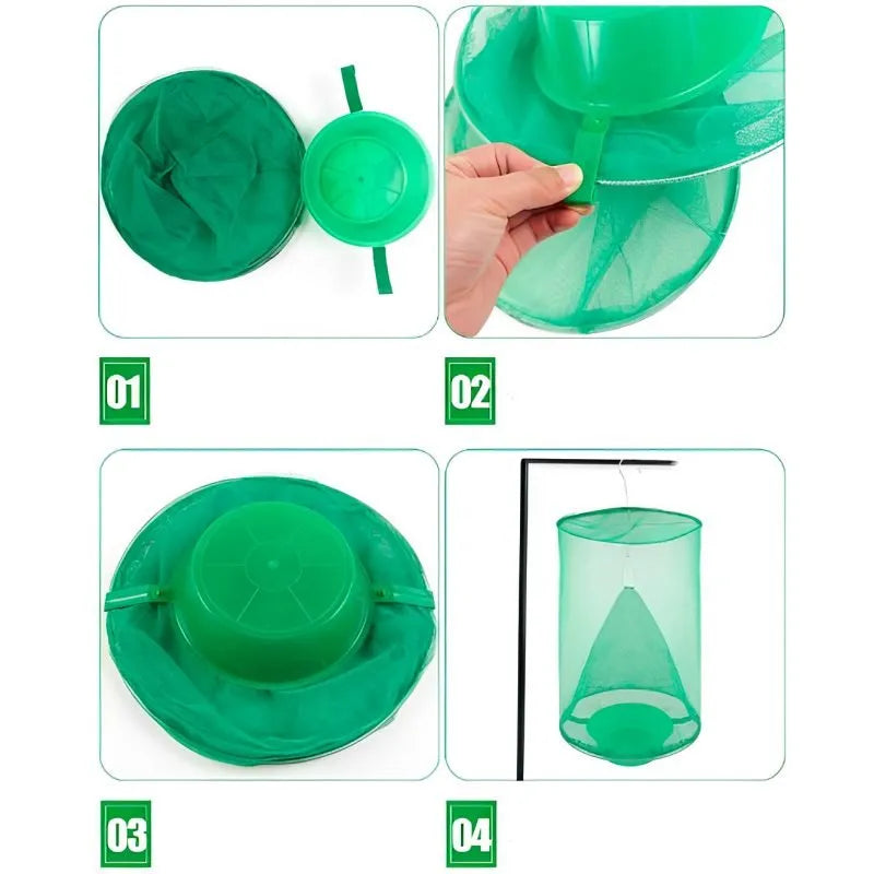 Wiederverwendbare Fliegenfalle für den Außenbereich – Umweltfreundlich, geruchslos &amp; chemiefrei