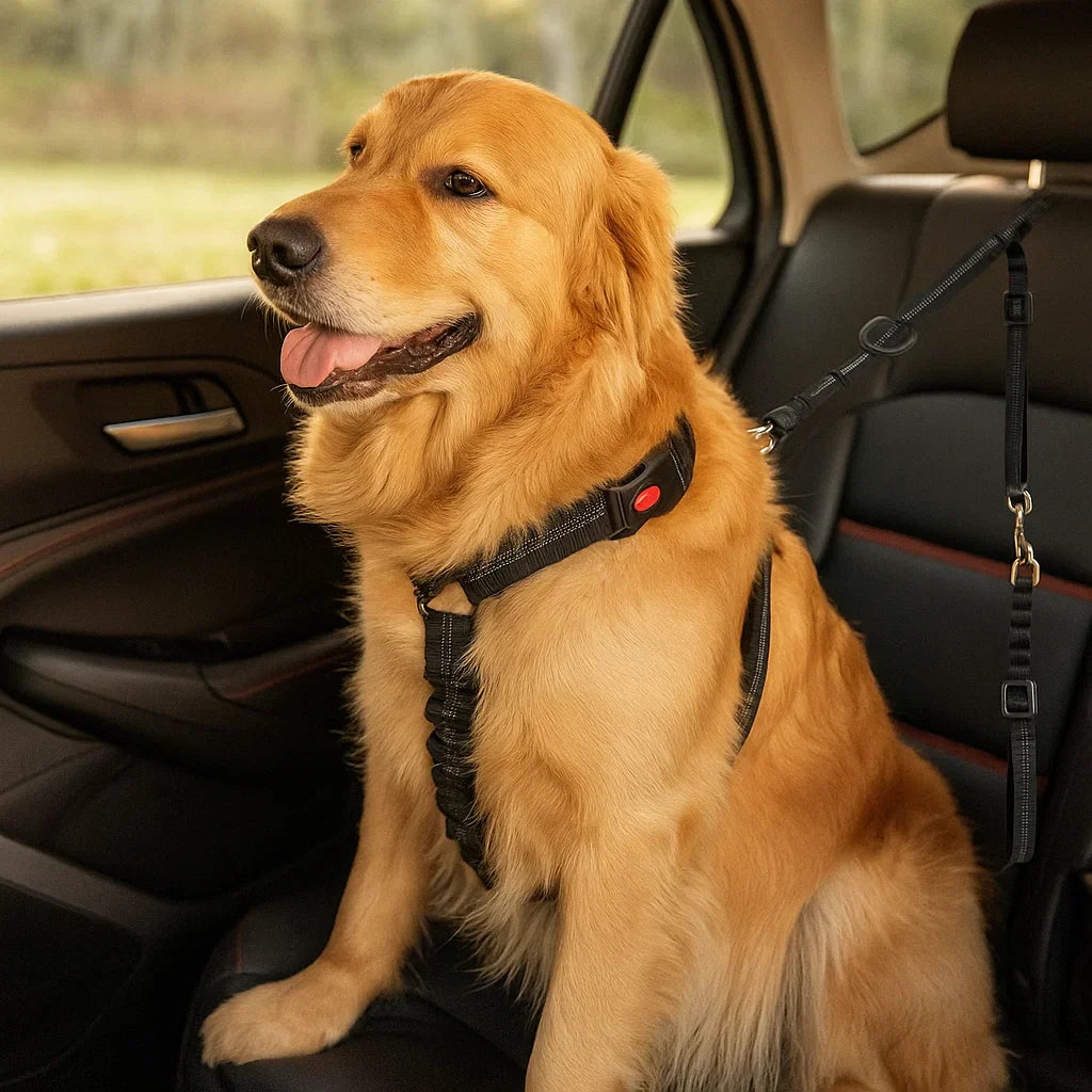 Hunde Auto Sicherheitsgurt - Anpassbar - Für Sichere Fahrten