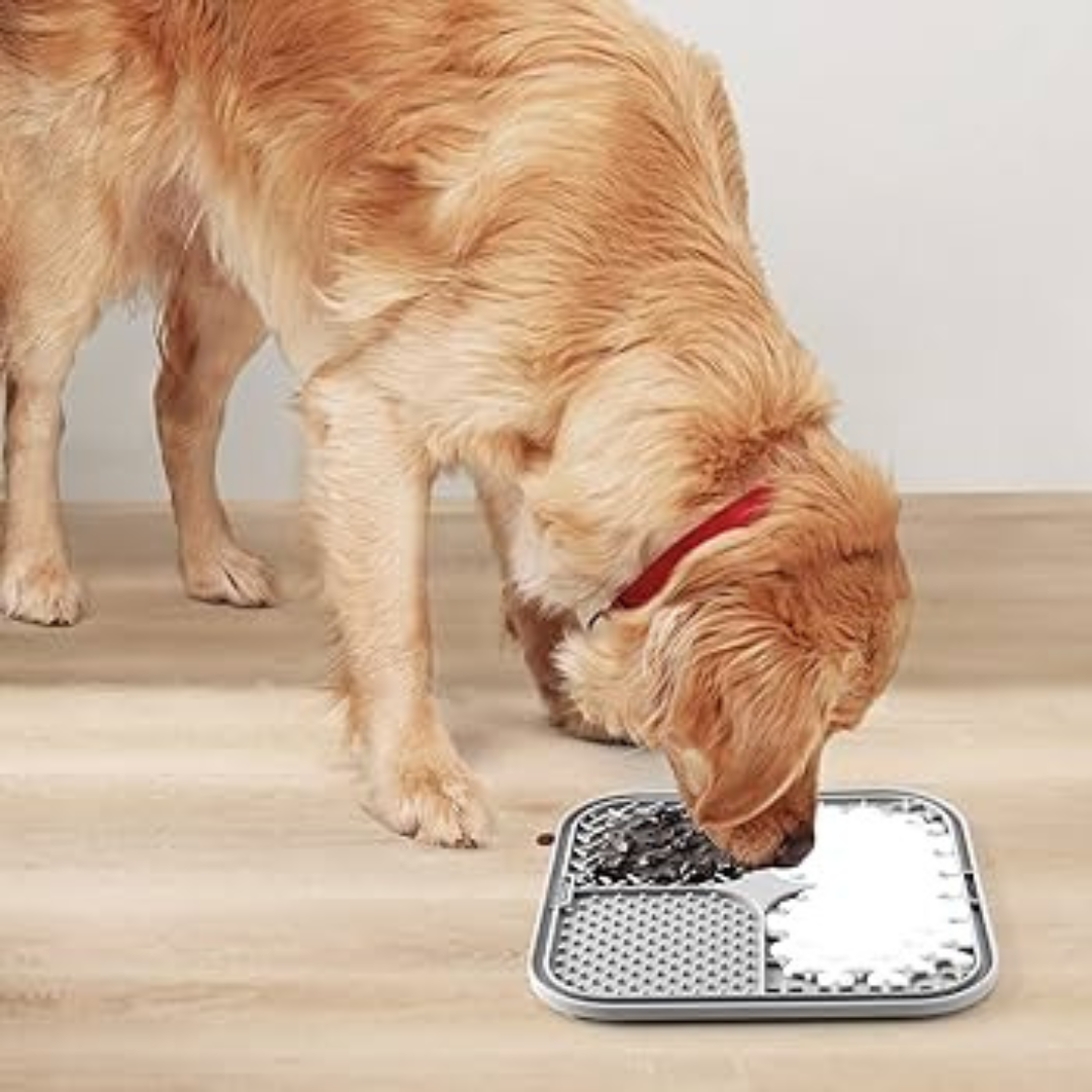 Hunde Beschäftigungs-Leckmatte - Stressabbau &amp; Zahnpflege
