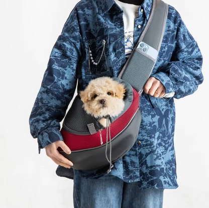 Hunde-Tragetasche - Bequeme &amp; Atmungsaktive Schultertasche