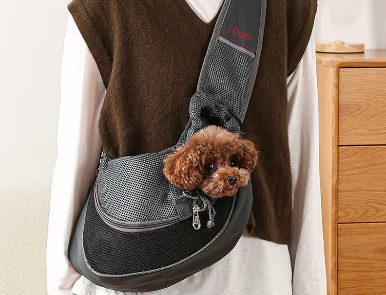 Hunde-Tragetasche - Bequeme &amp; Atmungsaktive Schultertasche