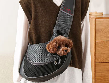 Hunde-Tragetasche - Bequeme &amp; Atmungsaktive Schultertasche
