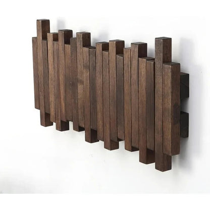 Naturale Holz Handtuchhaken Regal