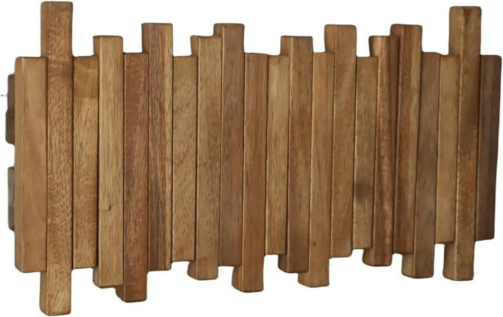 Naturale Holz Handtuchhaken Regal