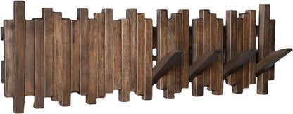 Naturale Holz Handtuchhaken Regal