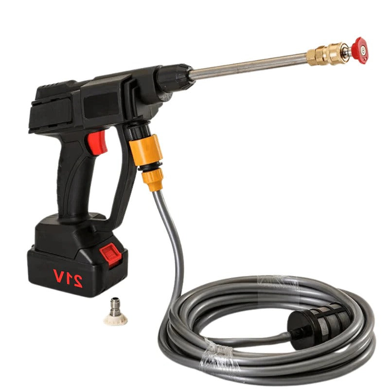 Tragbares Hochdruck-Reinigungsgerät kabellos – Mobiler Wassersprüher mit 12.000 U/min Motor für Auto &amp; Outdoor