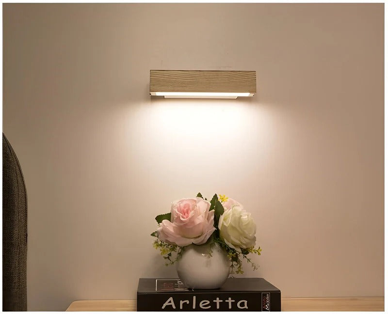 Wand-LED-Leuchte verstellbar mit Drehschalter für Wohnzimmer, Schlafzimmer &amp; Flur