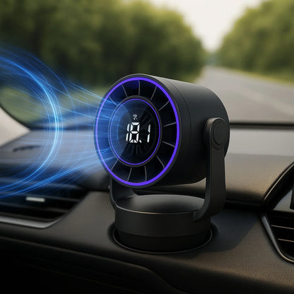 Turbo Cool Tragbare USB-Klimaanlage mit Verstellbarer Brise, Flüsterleisem Betrieb &amp; Faltbarem Design – Für Zuhause, Büro &amp; Auto