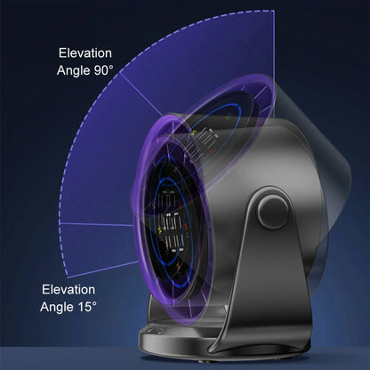 Turbo Cool Tragbare USB-Klimaanlage mit Verstellbarer Brise, Flüsterleisem Betrieb &amp; Faltbarem Design – Für Zuhause, Büro &amp; Auto