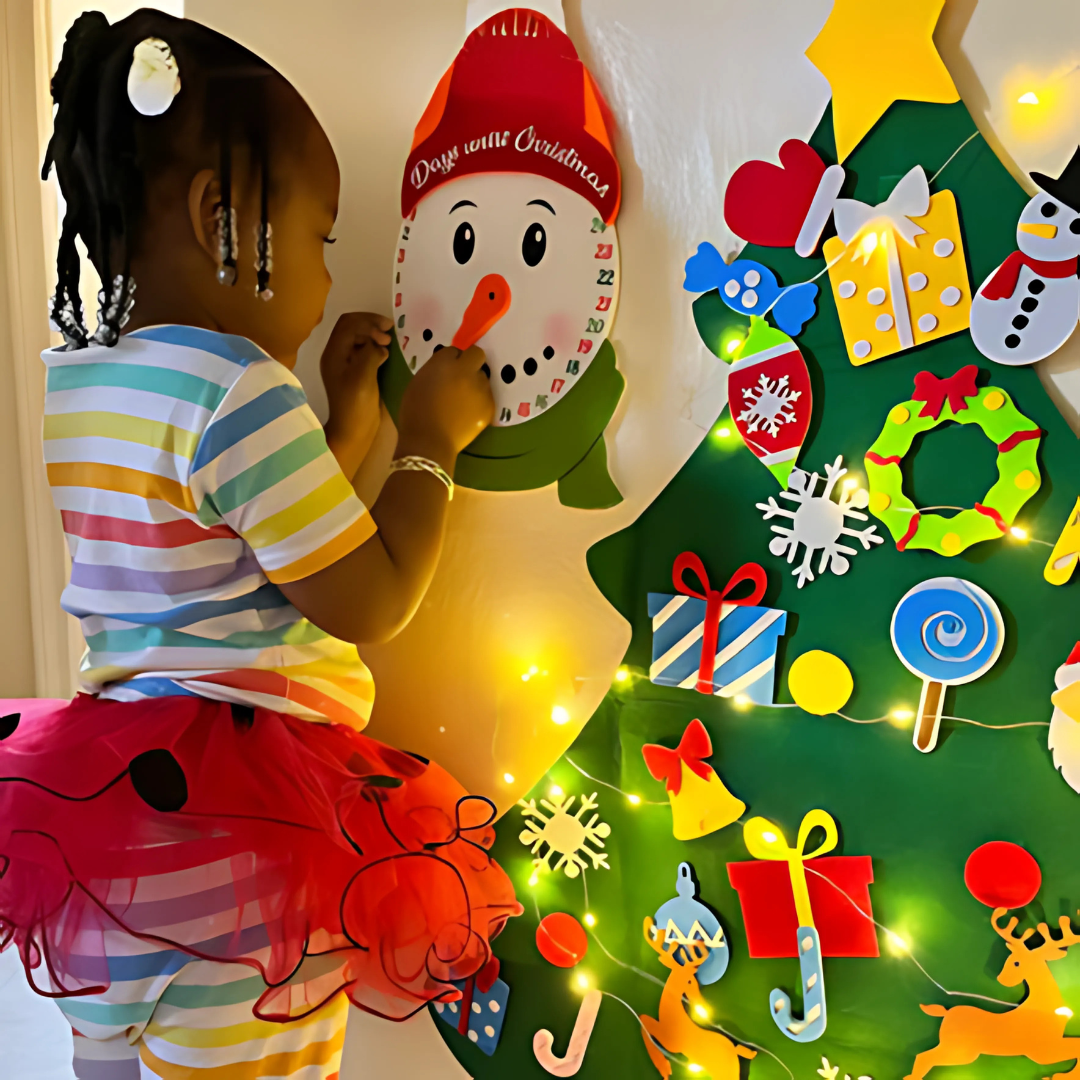 DIY Weihnachtsbaum für Kinder