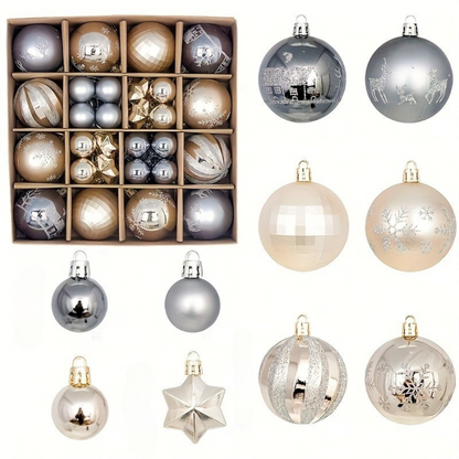 Weihnachtsbaumkugeln Dekorations-Ornamente Set
