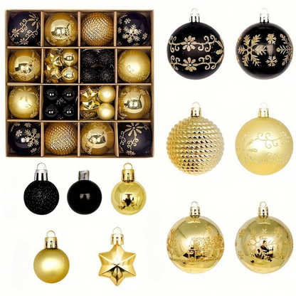 Weihnachtsbaumkugeln Dekorations-Ornamente Set