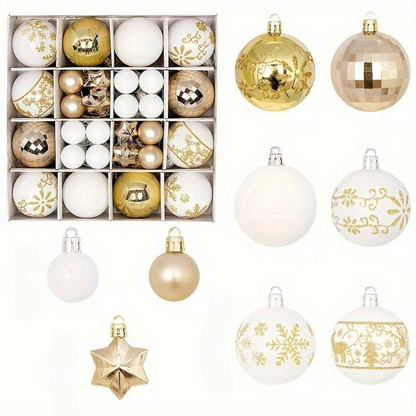 Weihnachtsbaumkugeln Dekorations-Ornamente Set