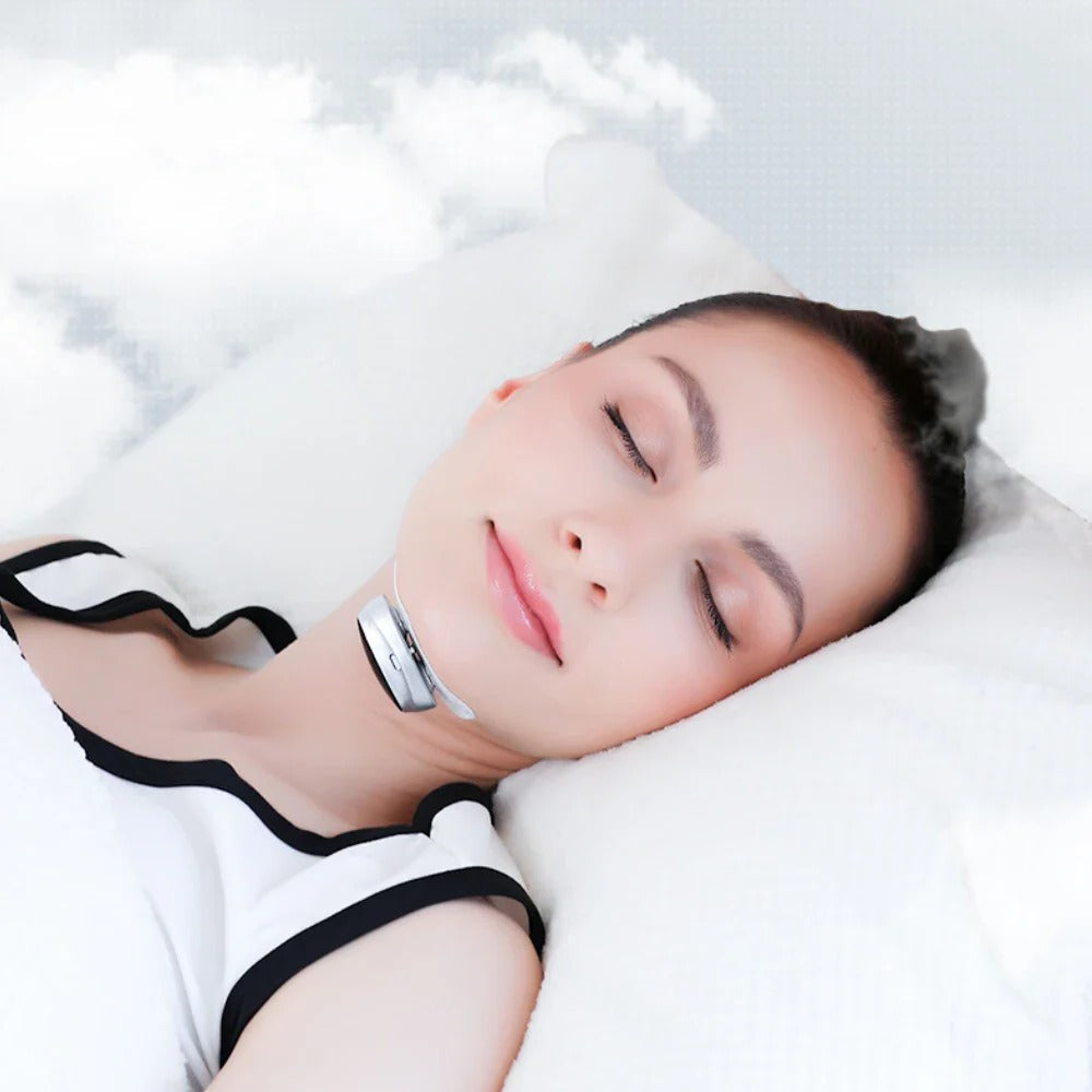 Smart Sleep Apnea Aid Anti-Schnarch Gerät, tragbar, Atemkorrektur, erholsamer Schlaf