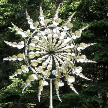 Neue Anti-Rost Magische Metall Windmühle-Kinetische Metall Windspinner