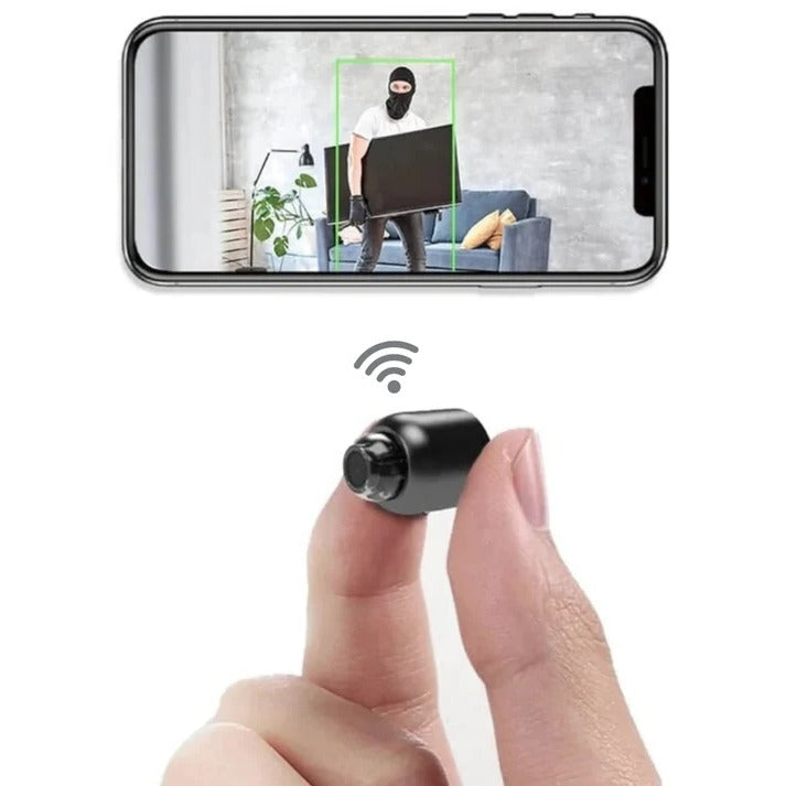 Kleine WiFi-Sicherheitskamera Nachtsicht Wireless HD Kinder Haustier Sicherheitsüberwachung