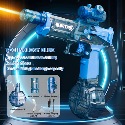 Technology Blue™ | Elektrische Wasserpistole | Hochdruck &amp; Großes Reservoir
