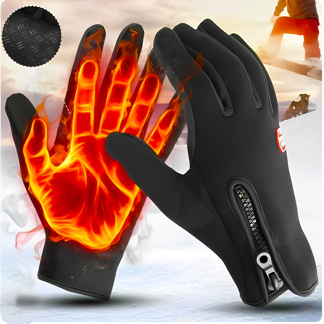 Heizbare Handschuhe Elektrische Heizungs Fahrradhandschuhe Ski Handschuhe für Männer und Frauen