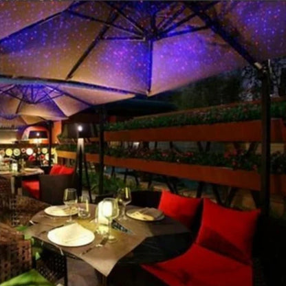 Sternenlaserlichter Rot-Grün für Innen &amp; Außen, Party- und Weihnachtsbeleuchtung, energiesparend