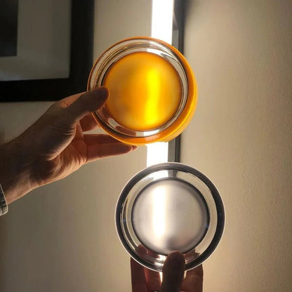 Moderne Dimple Glass LED Wandleuchte