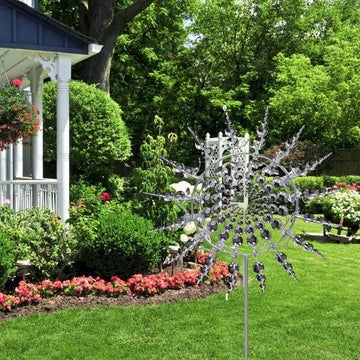 Neue Anti-Rost Magische Metall Windmühle-Kinetische Metall Windspinner