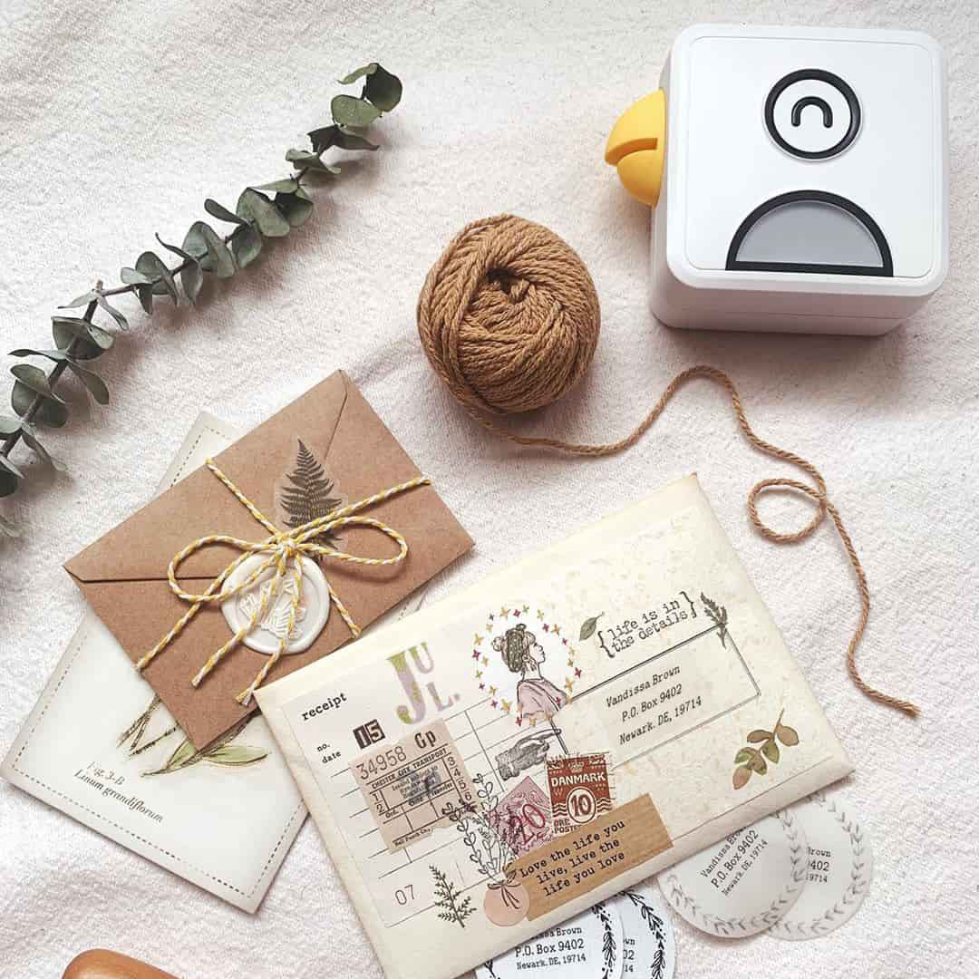 Taschen Drucker ohne Tinte mit Bluetooth für mobiles Fotodrucken vom Smartphone