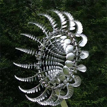 Neue Anti-Rost Magische Metall Windmühle-Kinetische Metall Windspinner