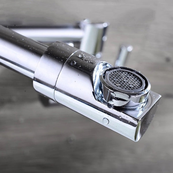 Wandmontierter klappbarer Chrom-Topfauffüller-Wasserhahn